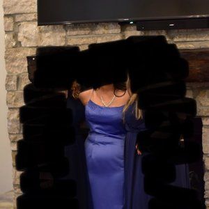 Baby Blue Vintage Formal Dress